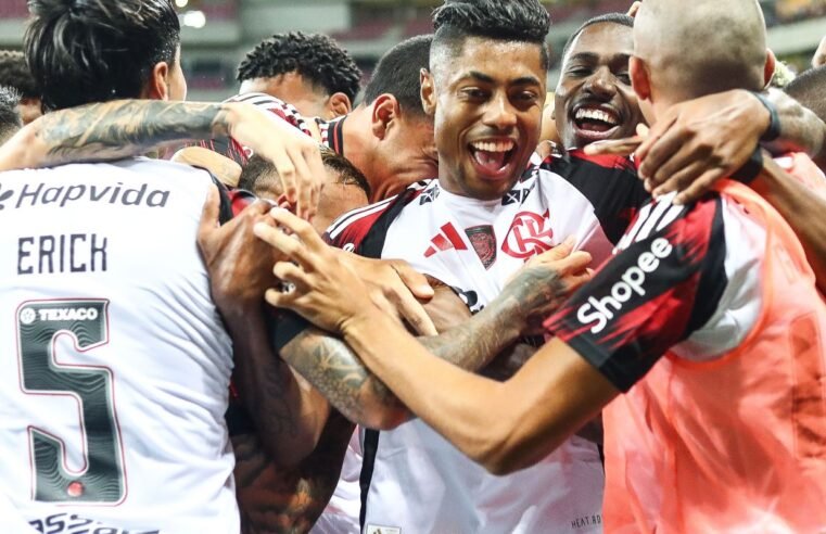 Flamengo goleia Sport e assume liderança; Palmeira vence Santos
