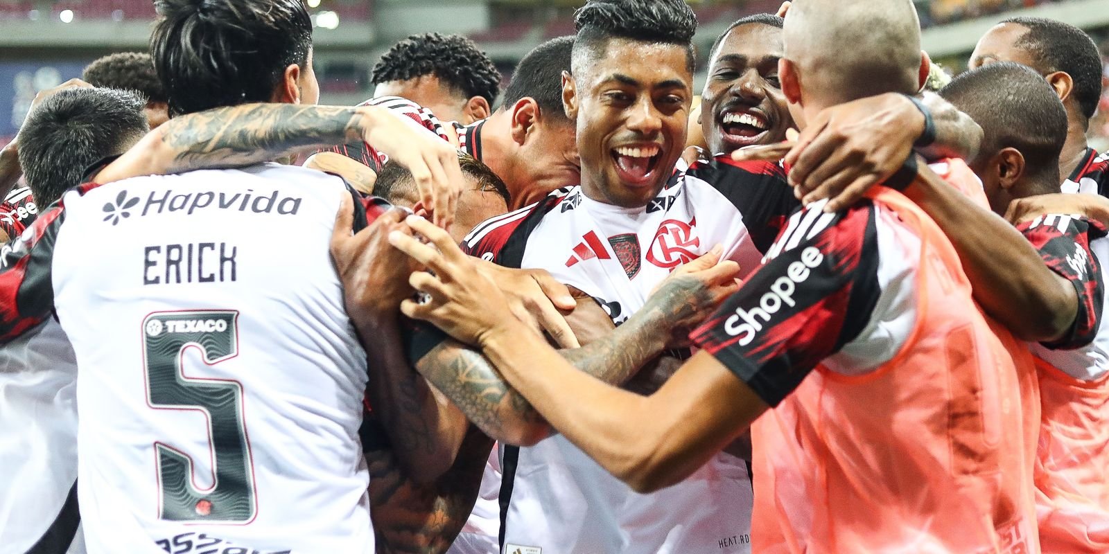 Flamengo goleia Sport e assume liderança; Palmeira vence Santos