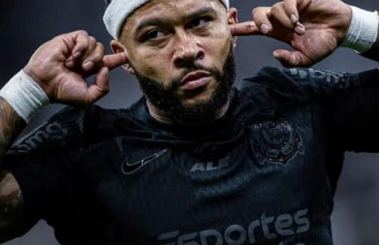 Memphis marca após 3 meses, Corinthians bate o Grêmio e mira a Libertadores