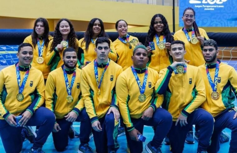 Parapan de Jovens: Brasil garante dobradinha dourada no goalball