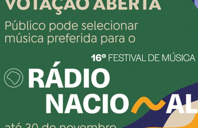 Votação online do 16º Festival de Música da Rádio Nacional está aberta