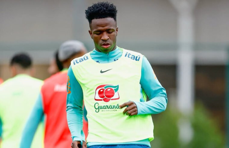 ‘Estamos evoluindo’, diz Vini Jr. antes de amistosos da Seleção