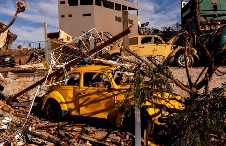 Grupo vai acompanhar ações em áreas atingidas por tornado no Paraná