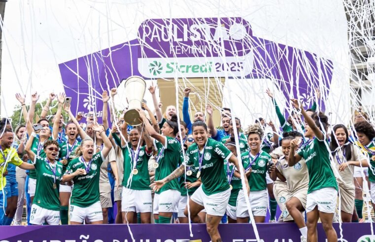 Palmeiras segura Corinthians e conquista o tetra do Paulista Feminino