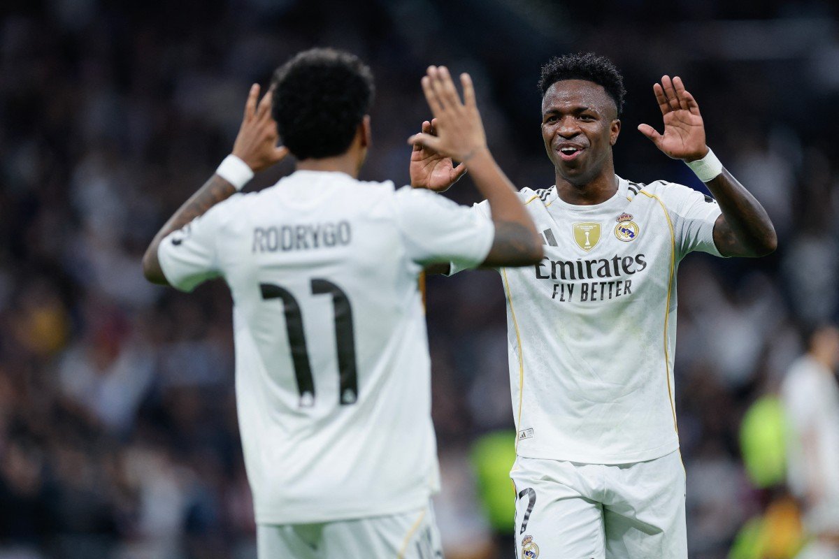 Vini Jr. e Rodrygo aparecem em Top 5 jogadores mais desvalorizados em 2025; veja a lista