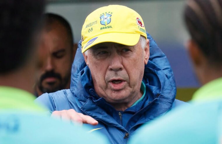 Ancelotti inicia ano com a meta de definir os últimos convocados para a Copa