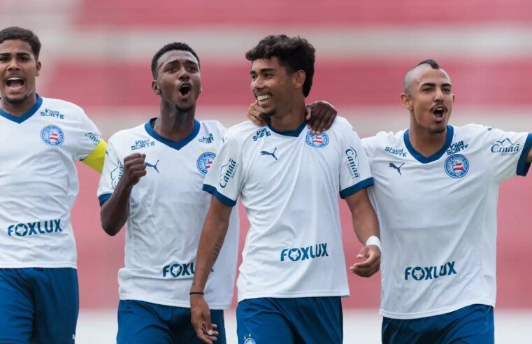 Bahia goleia Inter de Limeira na estreia da Copa SP de futebol júnior