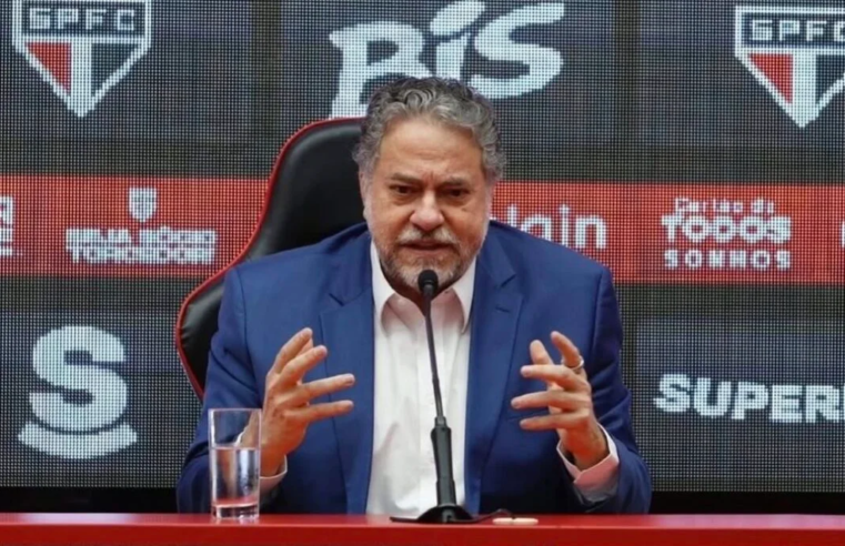 Casares explica saques de R$ 11 milhões das contas do São Paulo como gastos operacionais