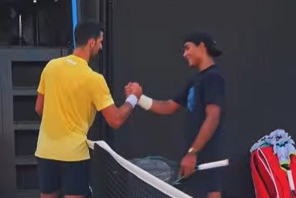 Guto Miguel avança no Australian Open Juvenil e tem treino especial com Djokovic