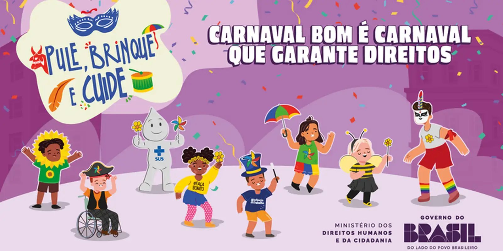 Ministério quer proteger crianças e adolecentes no carnaval