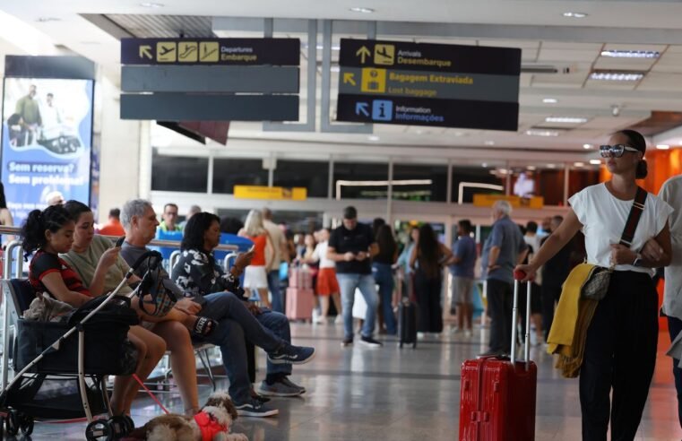 Número de passageiros em aeroportos teve aumento de 9,4% em 2025