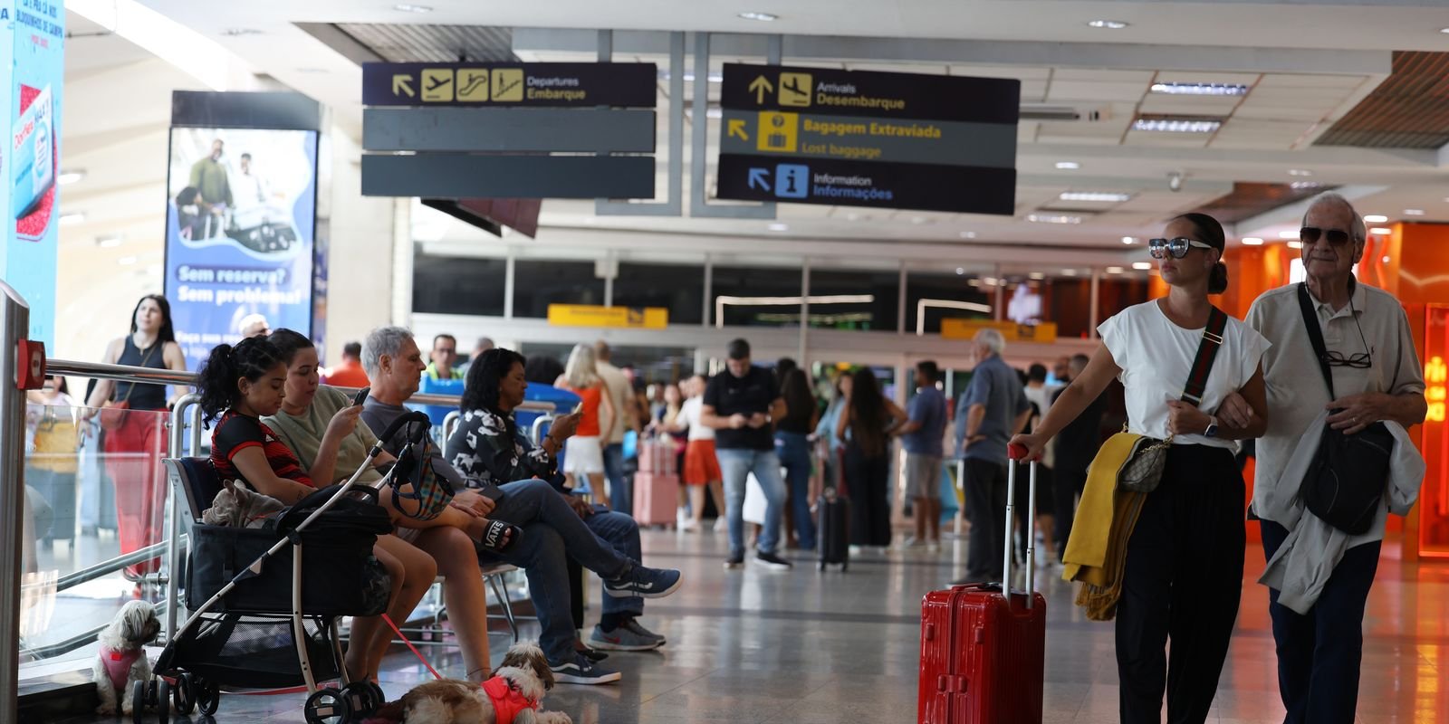 Número de passageiros em aeroportos teve aumento de 9,4% em 2025