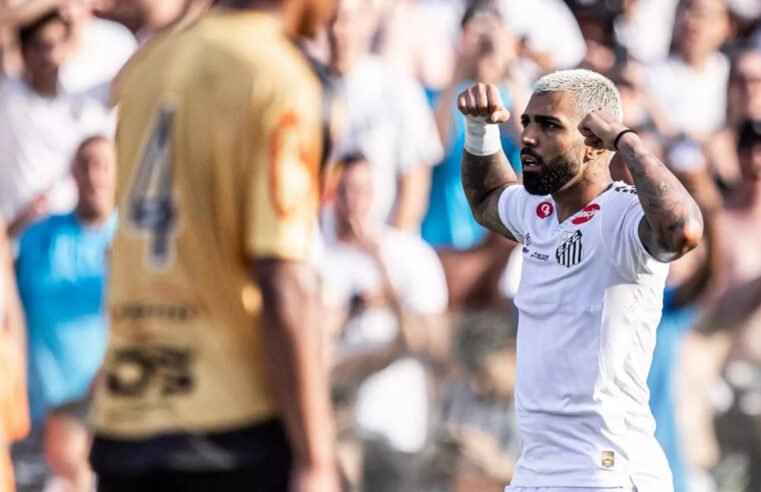 Santos vira contra o Novorizontino com gol de Gabigol na estreia do Paulista