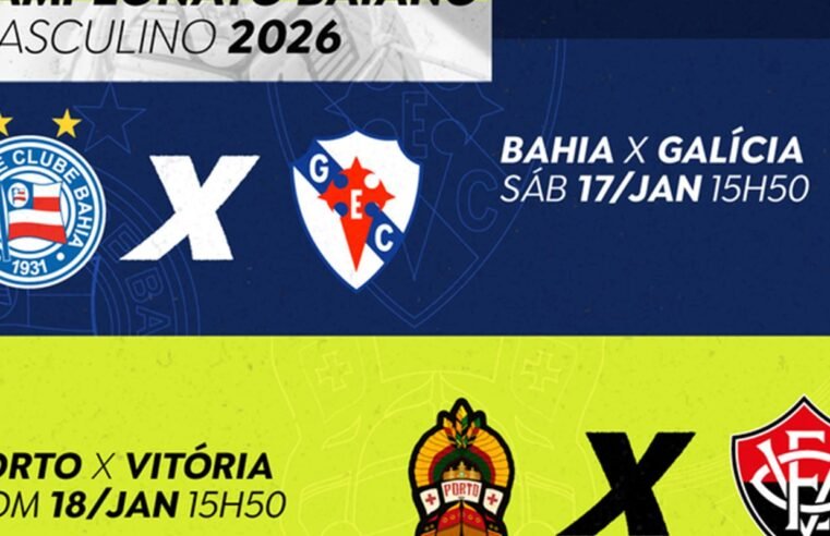 TV Brasil exibe neste fim de semana dois jogos do Campeonato Baiano