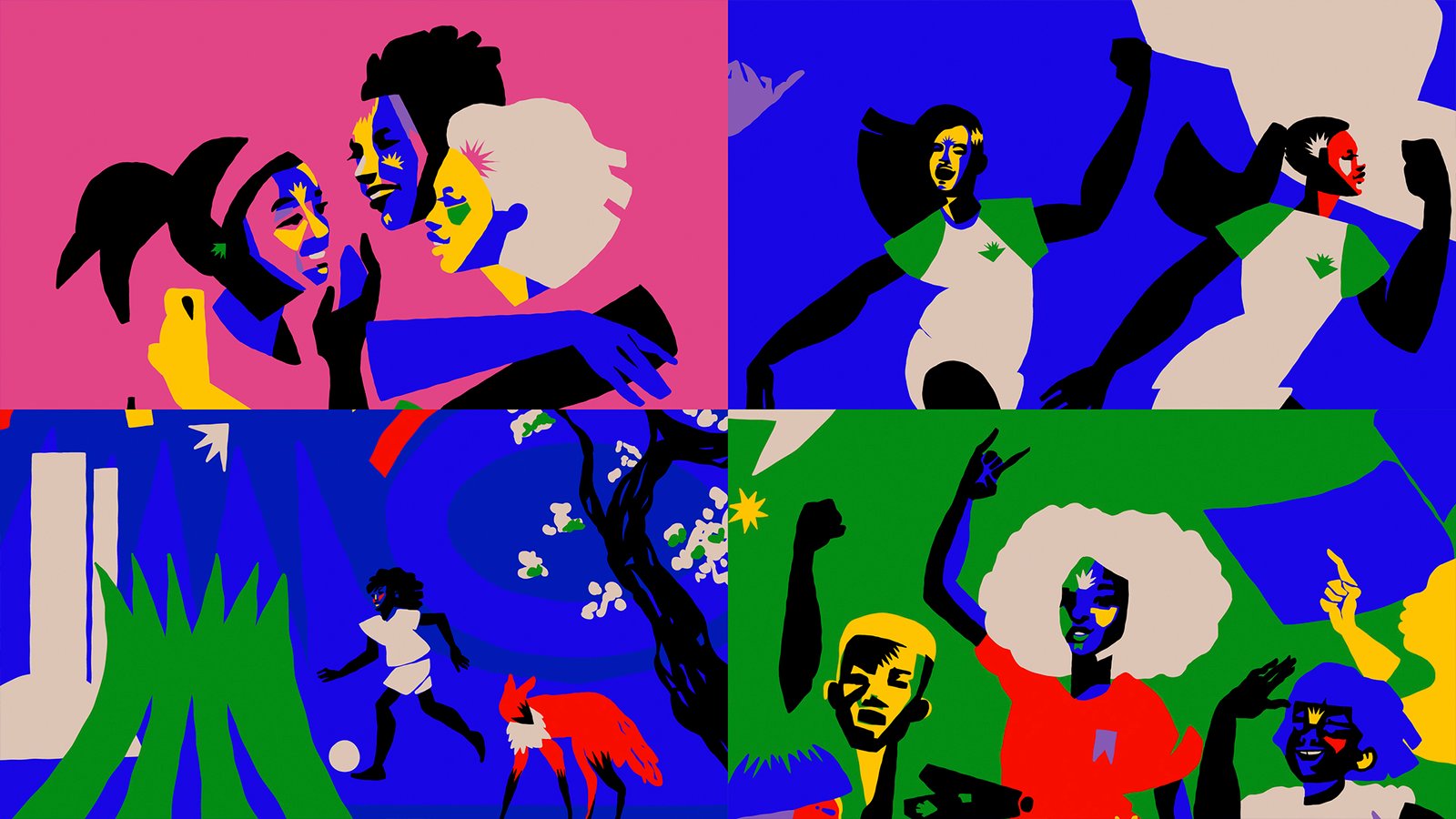 A 500 dias da Copa do Mundo Feminina da FIFA 2027, conheça a arte que representa Brasília como cidade-sede