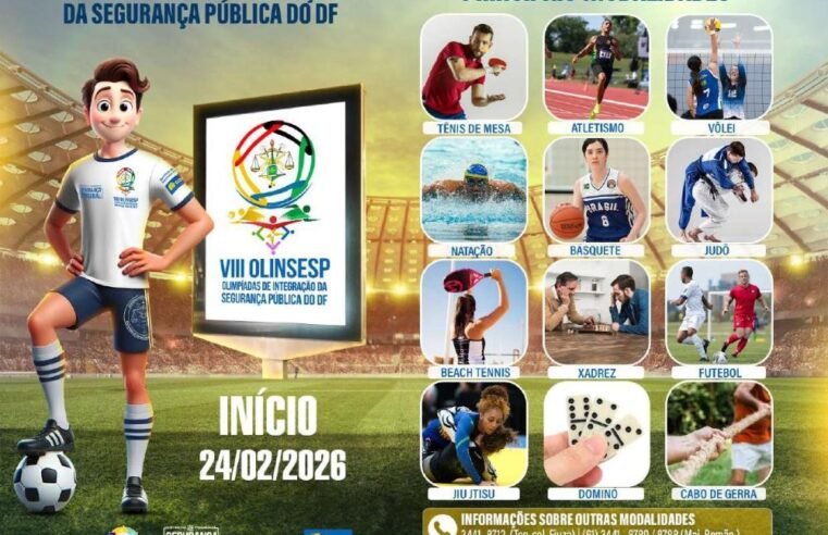 Abertura da VIII Olinsesp 2026 reúne forças de segurança do DF