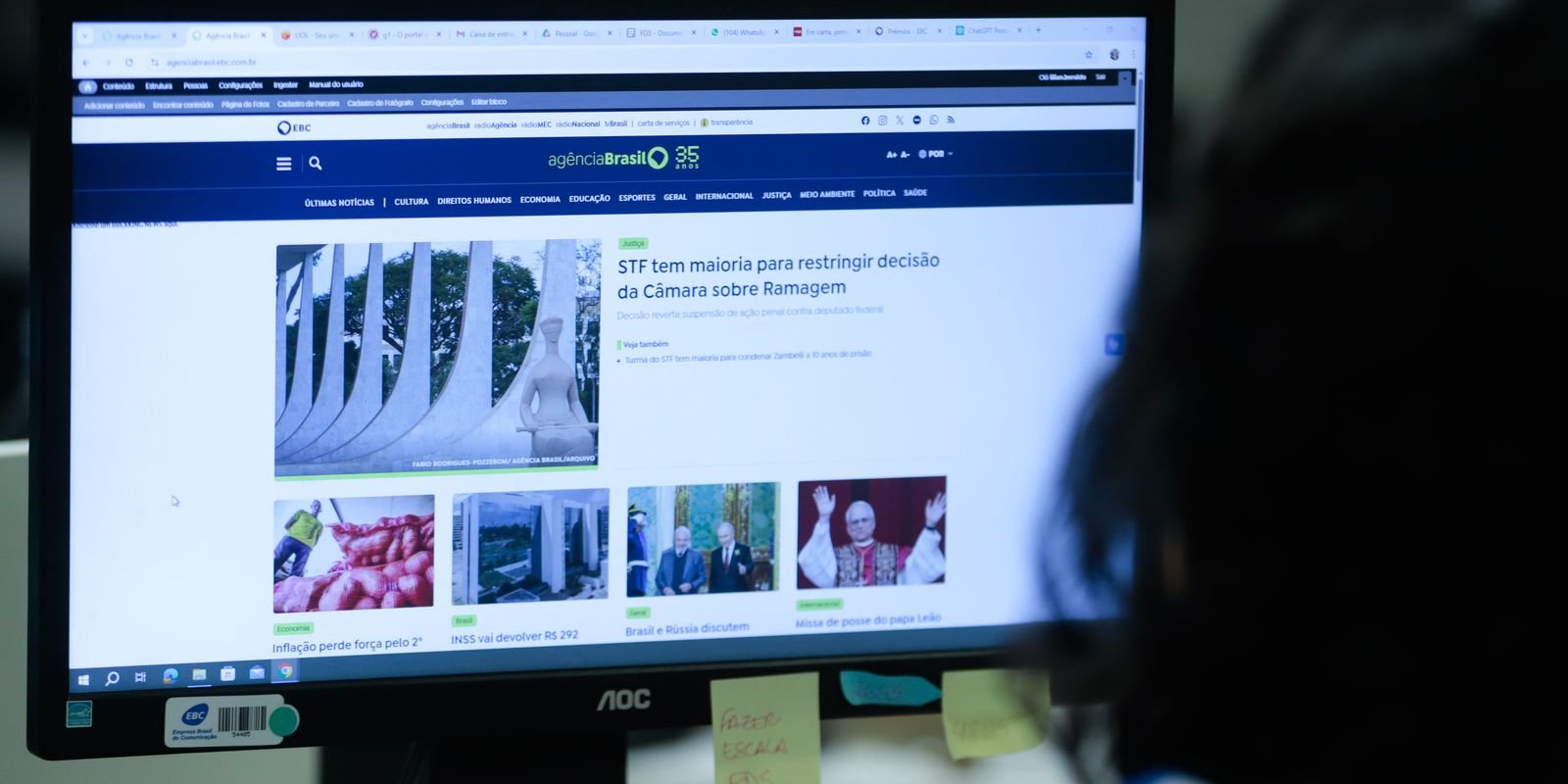 Agência Brasil cresce 20% em visualizações em 2025