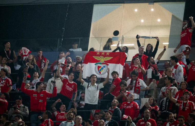 Benfica suspende 5 sócios por atos racistas em jogo contra o Real Madrid