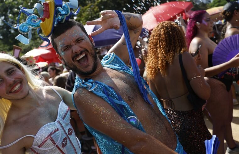 Bloco celebra diversidade e carnaval sem assédio no Rio de Janeiro