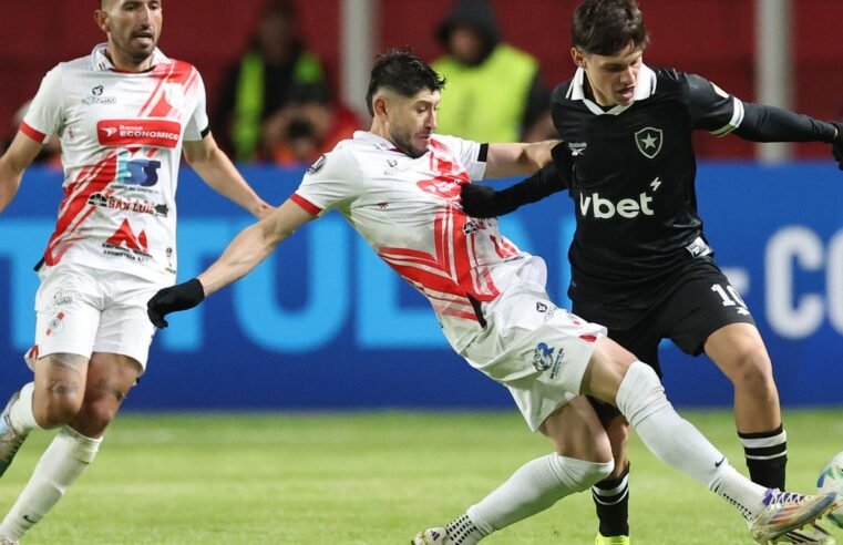 Botafogo sente altitude e perde para o Nacional Potosí