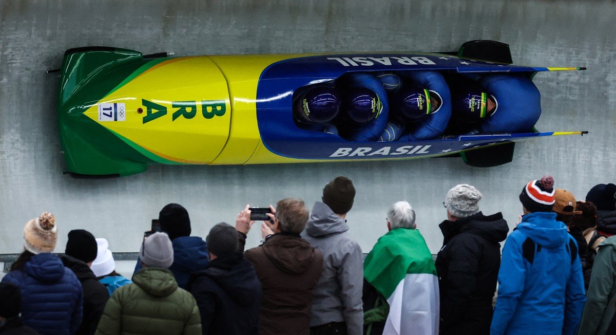Brasil alcança seu melhor resultado no bobsled em Jogos de Inverno
