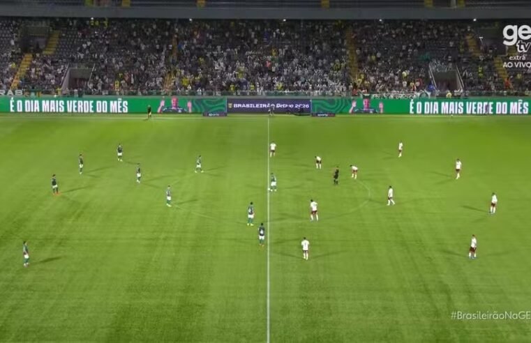 CBF adverte árbitro por erro em saída de bola do Palmeiras contra o Fluminense