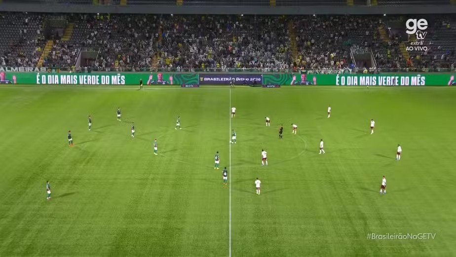 CBF adverte árbitro por erro em saída de bola do Palmeiras contra o Fluminense