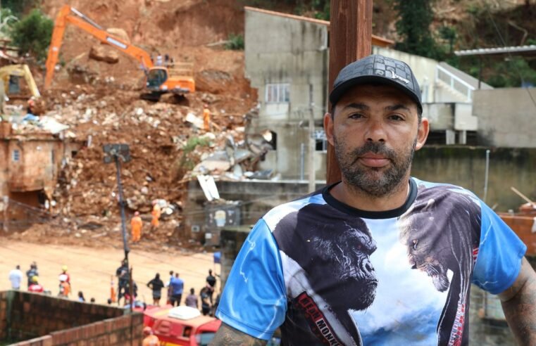 Com medo de novo deslizamento em MG, pedreiro cobra moradia digna