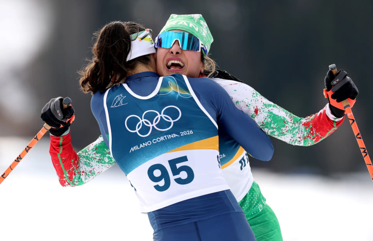 Dupla brasileira termina em 21º disputa por equipes no esqui cross-country