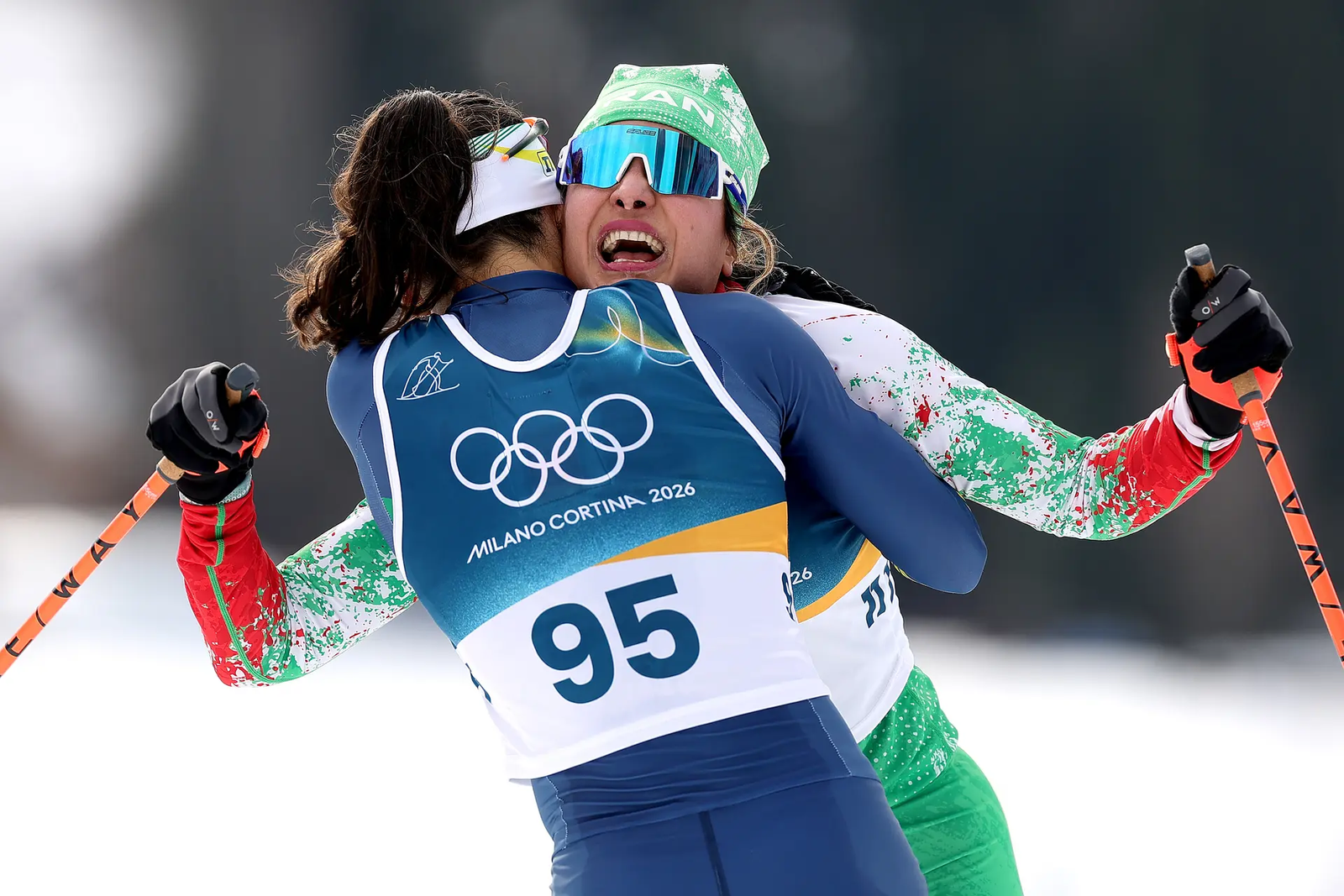 Dupla brasileira termina em 21º disputa por equipes no esqui cross-country