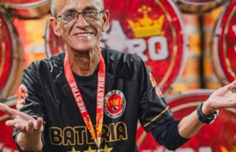 Enredo da Viradouro, Mestre Ciça desfilará no comando da bateria