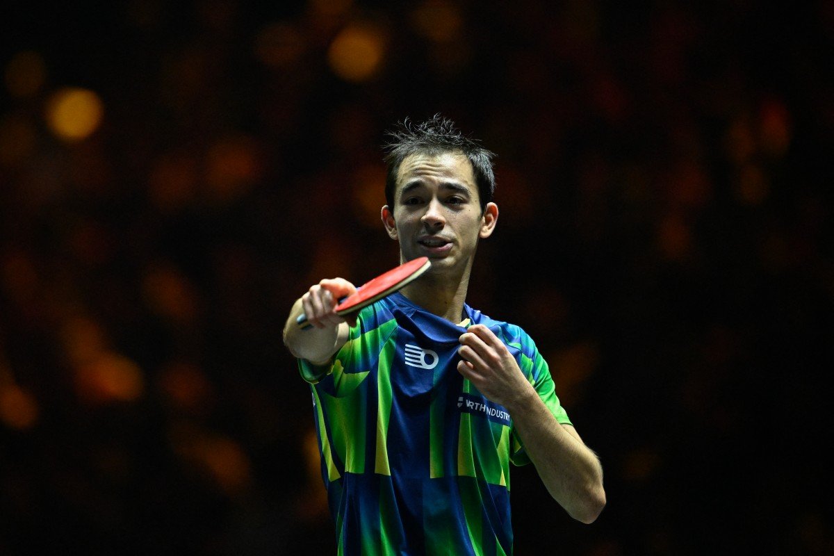 Hugo Calderano conquista vaga na Copa do Mundo de tênis de mesa