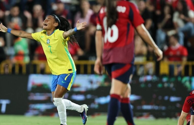Seleção feminina derrota Costa Rica em primeiro amistoso de 2026