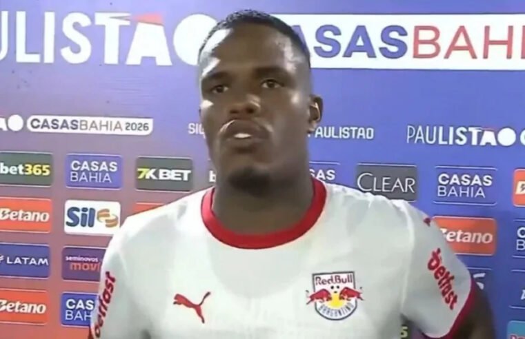 Zagueiro do Bragantino se desculpa por comentário machista contra árbitra