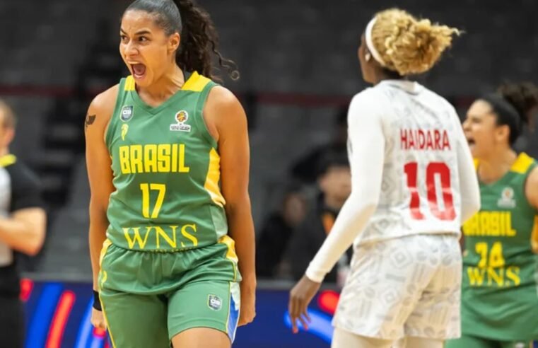 Brasil vence e ganha sobrevida no Pré-Mundial de basquete feminino