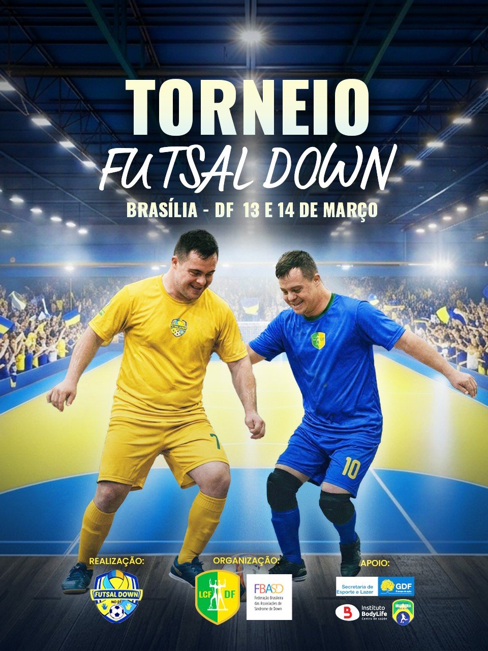 Cruzeiro sedia primeiro torneio de futsal down no DF