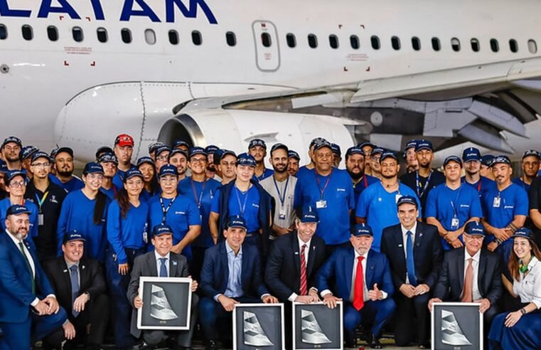 Latam incorpora na frota os primeiros aviões da Embraer