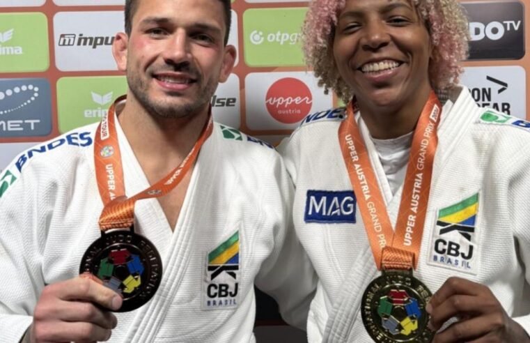 Rafaela Silva é ouro e Cargnin bronze no Grand Prix de judô da Áustria