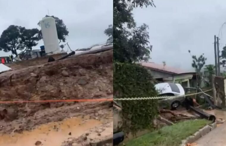 Rompimento de reservatório da Sabesp provoca uma morte em Mairiporã