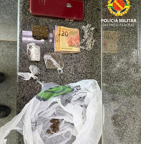 Adolescentes são apreendidos por suspeita de tráfico durante abordagem em Ceilândia