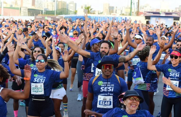 Corrida Nacional do Sesi supera 60 mil inscritos em segunda edição