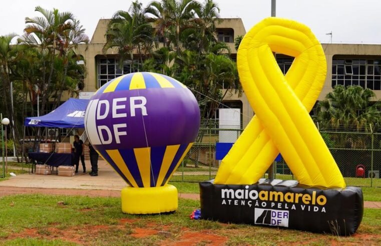 DER-DF inicia Maio Amarelo com 40 ações educativas para segurança no trânsito