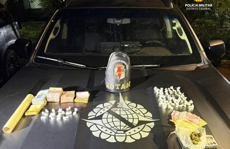 Dupla é detida por suspeita de tráfico de drogas em Santa Maria