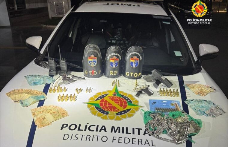 Homem é preso após atirar contra motoristas de aplicativo e ameaçar policiais em Ceilândia