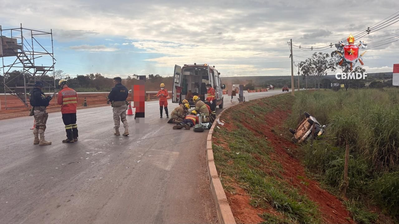 Homem morre após ser atingido por veículo em acidente na BR-020
