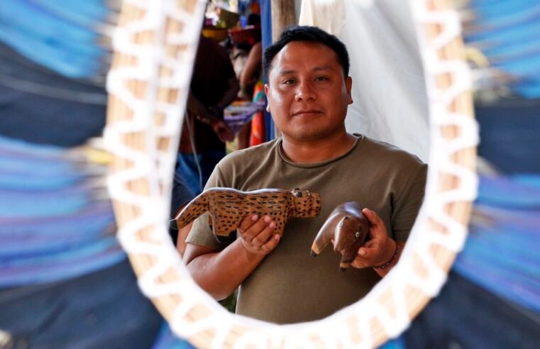 Indígenas relatam que desmatamento impacta produção de cocares