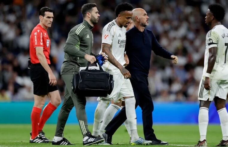 Lesão tira Éder Militão da temporada no Real Madrid e acende alerta para a Copa do Mundo