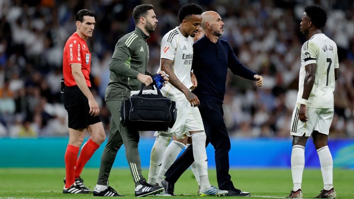 Lesão tira Éder Militão da temporada no Real Madrid e acende alerta para a Copa do Mundo