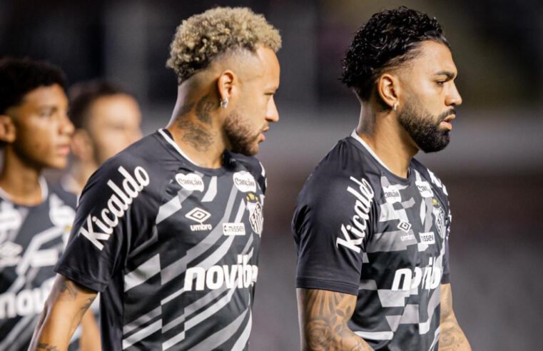 Neymar exalta recepção na Argentina após empate do Santos na Sul-Americana