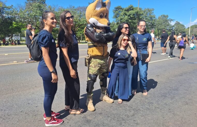 PM Ambiental anima Eixão do Lazer com Programa Lobo-Guará